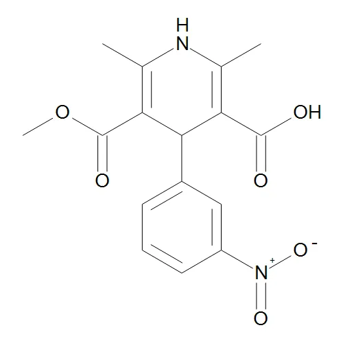 1,4-Dihydro-2,6-dimethyl-4-(3-nitrophenyl)-3,5-pyridinedicarboxylic Acid 3-Methyl Ester - image 1