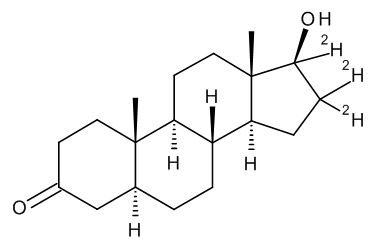Androstanolone-d3 - image 1