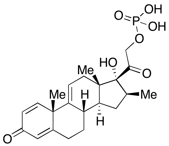 17,21-Dihydroxy-16b-methyl-pregna-1,4,9(11)-triene-3,20-dione 21-phosphate Ester - image 1