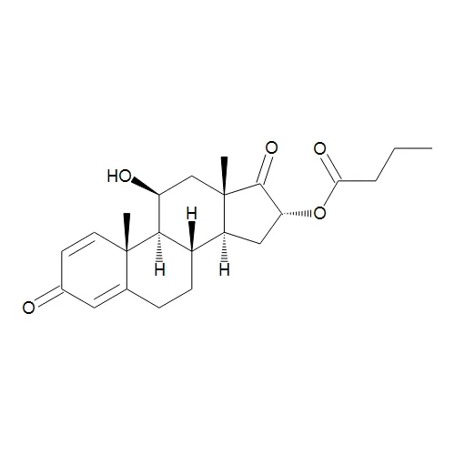 (11Beta,16Alpha)-11-Hydroxy-16-(1-oxobutoxy)-androsta-1,4-diene-3,17-dione - image 1
