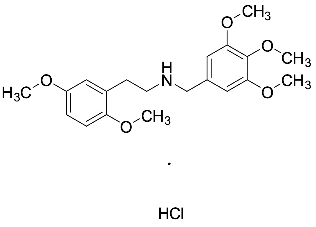 2-(2,5-Dimethoxyphenyl)-N-(3,4,5-trimethoxybenzyl)ethanamine Hydrochloride - image 1