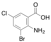 2-Amino-3-bromo-5-chlorobenzoic Acid - image 1