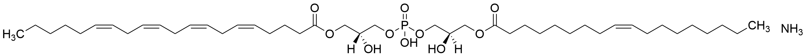 (2R)-2-Hydroxy-3-((hydroxy((R)-2-hydroxy-3-(oleoyloxy)propoxy)phosphoryl)oxy)propyl (5Z,8Z,11Z,14Z)-icosa-5,8,11,14-tetraenoate Ammonia Salt - image 1