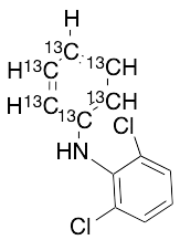 N-(2,6-Dichlorophenyl)aniline-13C6 - image 1