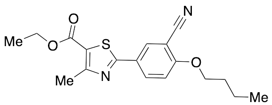Ethyl 2-(4-Butoxy-3-cyanophenyl)-4-methylthiazole-5-carboxylate - image 1