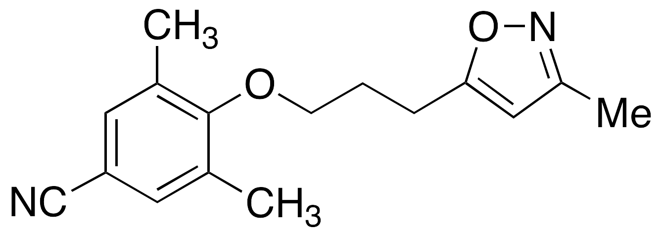 3,5-Dimethyl-4-[3-(3-methyl-5-isoxazolyl)propoxy]-benzonitrile - image 1