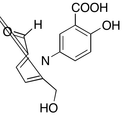 5-[2-Formyl-5-(hydroxymethyl)-1H-pyrrol-1-yl]-2-hydroxybenzoic Acid - image 1