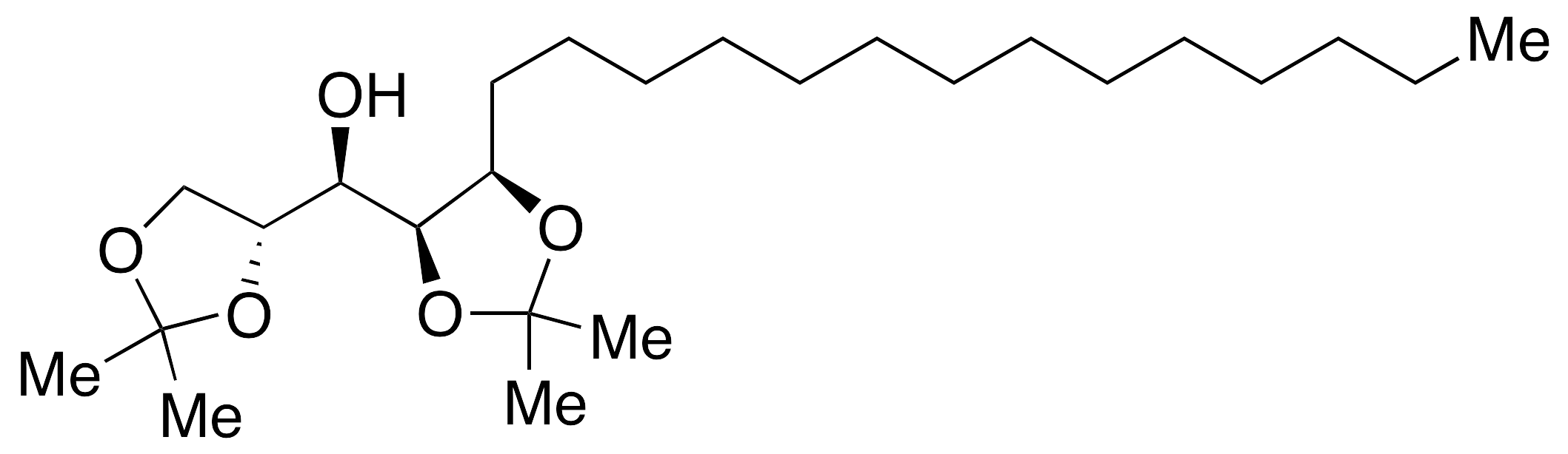 (2R,3R,4S,5R)-1,2:4,5-Di-O-isopropylidene-3-nonadecanol - image 1