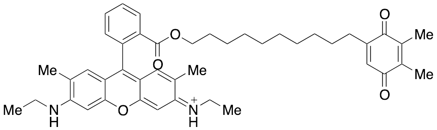 9-[2-[[[10-(4,5-Dimethyl-3,6-dioxo-1,4-cyclohexadien-1-yl)decyl]oxy]carbonyl]phenyl]-3,6-bis(ethylamino)-2,7-dimethyl-Xanthylium - image 1