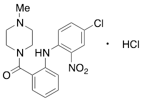 [2-[(4-Chloro-2-nitrophenyl)amino]phenyl](4-methyl-1-piperazinyl)methanone Hydrochloride - image 1