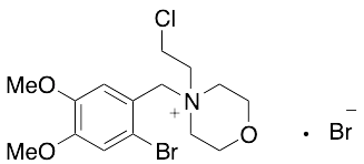 N-[(2-Bromo-4,5-dimethoxyphenyl)methyl]-N-(2-chloroethyl)morpholine Bromide - image 1