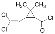 3-(2,2-Dichlorovinyl)-2,2-dimethylcyclopropanecarbonyl Chloride - image 1