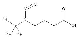N-Nitroso-N-methyl-4-aminobutyric Acid-d3 - image 1