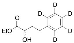 2-Hydroxy-4-phenylbutyric Acid Ethyl Ester-d5 - image 1