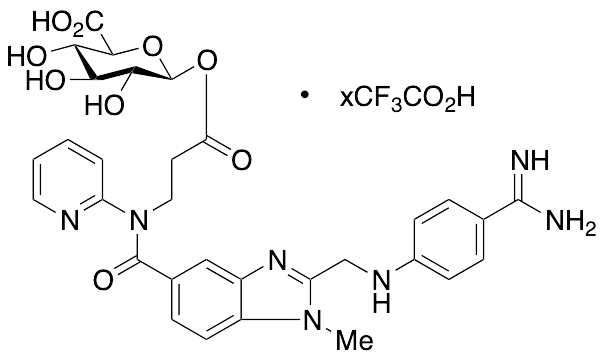 Dabigatran Acyl-Beta-D-Glucuronide Trifluoroacetic Acid Salt (80%) - image 1