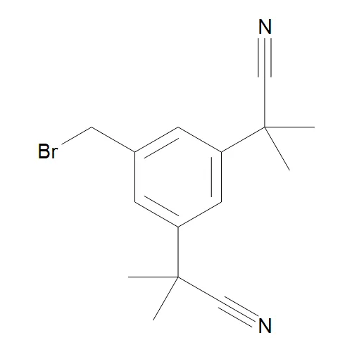 a,a,a’,a’-Tetramethyl-5-bromomethyl-1,3-benzenediacetonitrile - image 1