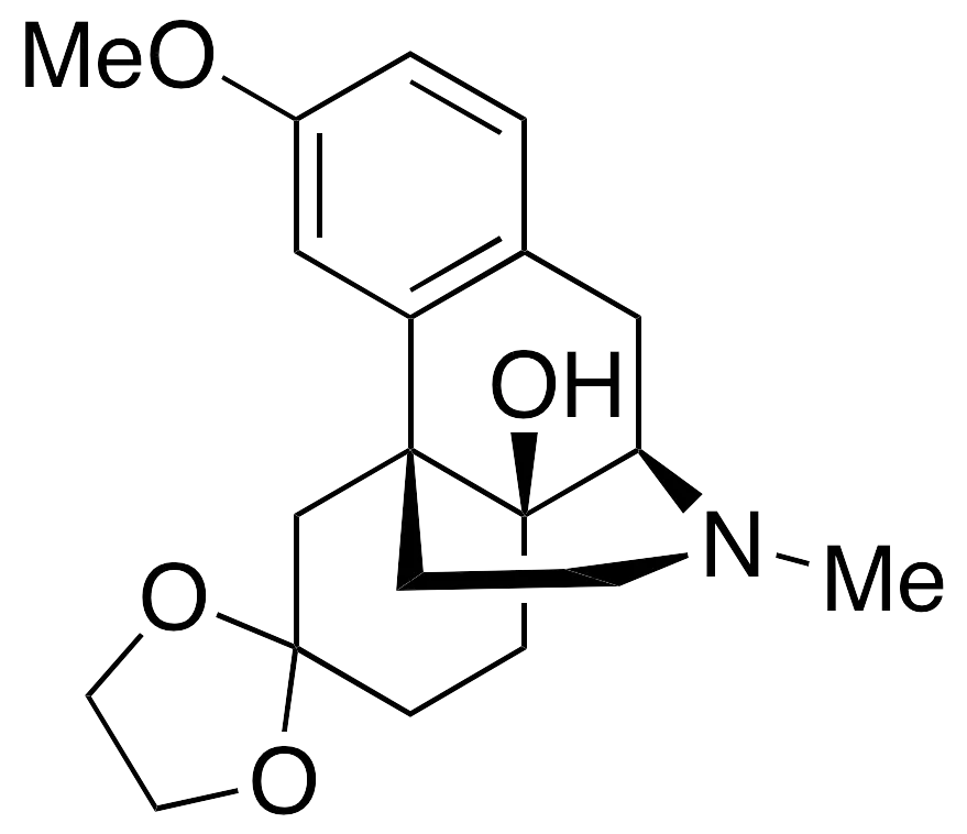 14-Hydroxy-3-methoxy-17-methyl-6-oxo-morphinan 6-Ethylene Ketal - image 1