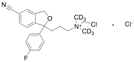 N-Chloromethyl Citalopram-d6 Chloride - image 1
