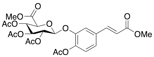 4-O-Acetyl Caffeic Acid Methyl Ester 3-O-(Tri-O-acetyl-Beta-D-glucuronic Acid Methyl Ester) - image 1