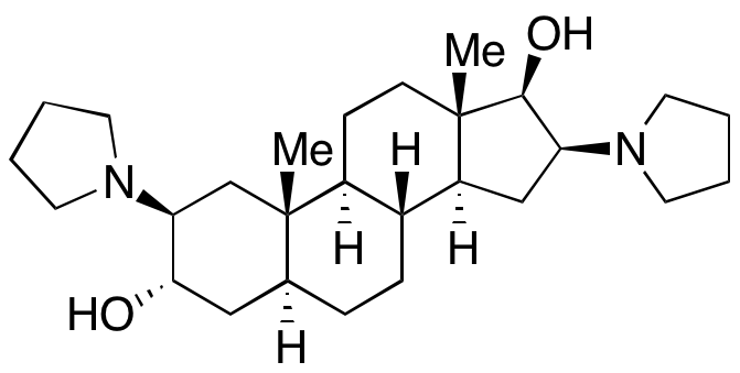 (2Beta,3Alpha,5Alpha,16Beta,17Beta)-2,16-di-1-Pyrrolidinylandrostane-3,17-diol - image 1