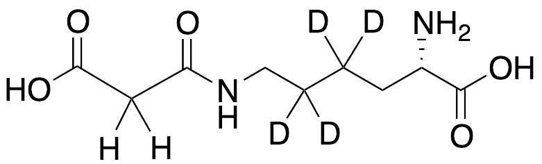 N6-(2-Carboxyacetyl)-L-lysine-d4 - image 1