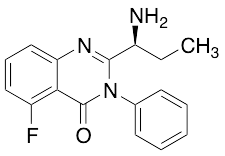 2-[(1S)-1-Aminoprpyl]-5-fluoro-3-phenyl-4(3H)-quinazolinone - image 1