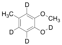 2-Methoxy-4-methylphenol-3,5,6-d3,OD - image 1