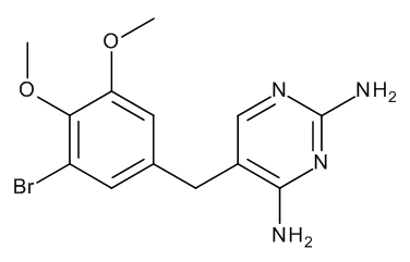 3-Desmethoxy-3-bromo Trimethoprim - image 1
