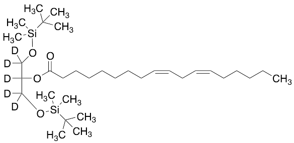 2-Linoleoyl-rac-glycerol-d5 O-TBS - image 1