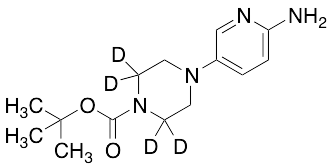 1-Boc-4-(6-aminopyridin-3-yl)piperazine-d4 - image 1