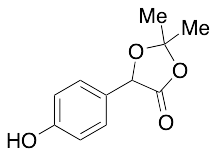 5-(4-Hydroxyphenyl)-2,2-dimethyl-1,3-dioxolan-4-one - image 1