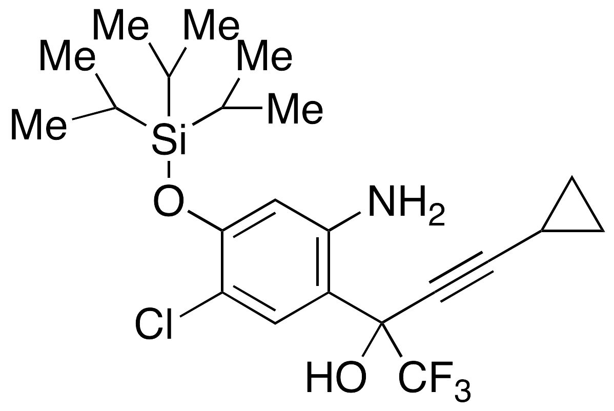 2-Amino-5-chloro-Alpha-(cyclopropylethynyl)-4-isopropylsilyloxy-Alpha-(trifluoromethyl)benzenemethanol - image 1