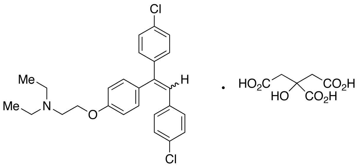 Deschloro-4,4’-dichloro Clomiphene Citrate (E/Z Mixture) - image 1