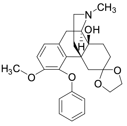 14-Hydroxy-3-methoxy-17-methyl-6-oxo-4-phenoxy-morphinan 6-Ethylene Ketal - image 1