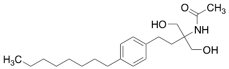 N-(1-Hydroxy-2-(hydroxymethyl)-4-(4-octylphenyl)butan-2-yl)acetamide - image 1