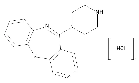 N-Des[2-(2-hydroxyethoxy)ethyl] Quetiapine Dihydrochloride - image 1