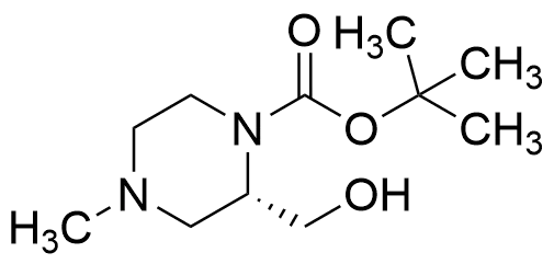 tert-Butyl (S)-2-(Hydroxymethyl)-4-methylpiperazine-1-carboxylate - image 1