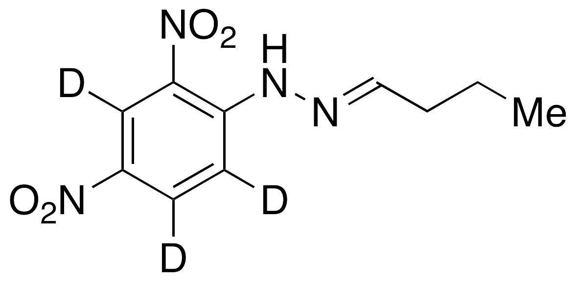 Butyraldehyde 2,4-Dinitrophenylhydrazone-d3 - image 1