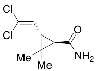 (1R,3S)-3-(2,2-Dichloroethenyl)-2,2-dimethylcyclopropanecarboxamide - image 1
