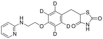 N-Desmethyl Rosiglitazone-d4 - image 1