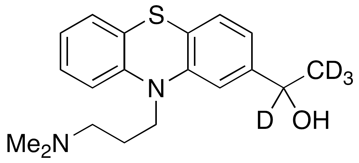 2-(1-Hydroxyethyl) Promazine-d4 - image 1