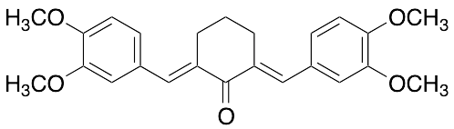 2,6-Bis-(3,4-dimethoxyphenylmethylene)cyclohexanone - image 1