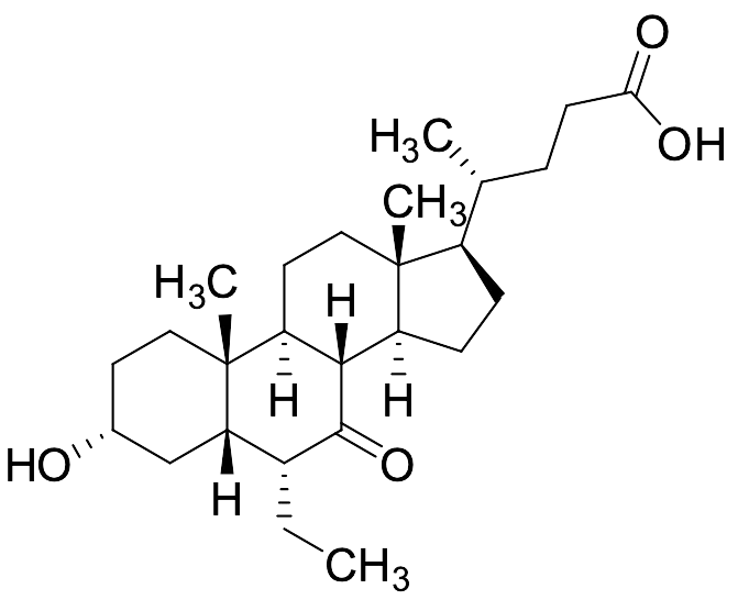 (3Alpha,5Beta,6Alpha)-6-Ethyl-3-hydroxy-7-oxo-cholan-24-oic Acid - image 1