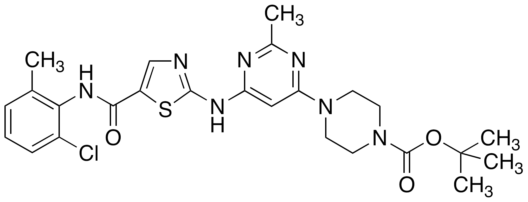 N-Boc-N-deshydroxyethyl Dasatinib - image 1