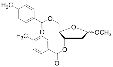 Methyl 2-Deoxy-3,5-di-O-p-toluoyl-D-erythro-pentoside - image 1
