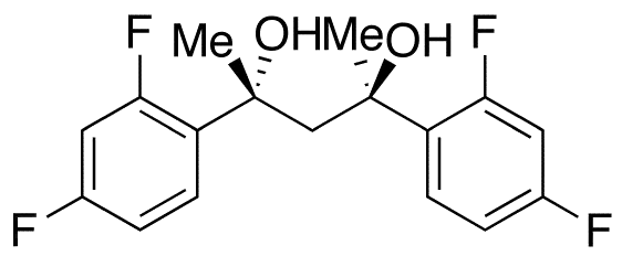 (2R,4R)-rel-2,4-Bis(2’,4’-difluorophenyl)-2,4-dihydroxypentane - image 1