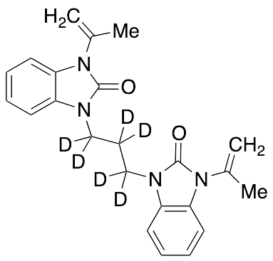 3,3'-(Propane-1,3-diyl)bis(1-(prop-1-en-2-yl)-1H-benzo[d]imidazol-2(3H)-one)-d6 - image 1