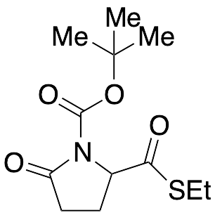 2-[(Ethylthio)carbonyl]-5-oxo-1-pyrrolidinecarboxylic Acid tert-Butyl Ester - image 1