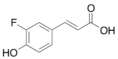 (2E)-3-Fluoro-4-hydroxycinnamic Acid - image 1