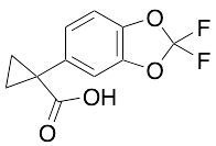1-(2,2-Difluorobenzo[1,3]dioxol-5-yl)cyclopropanecarboxylic Acid - image 1